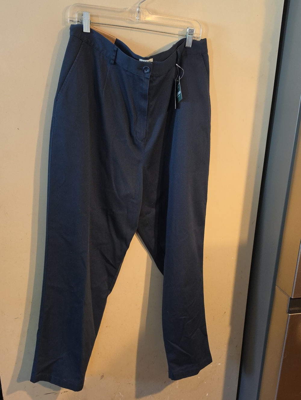 Womens Navy Casual Trousers Llbean